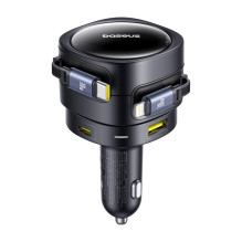 Car charger - Baseus Enjoyment Max 90W USB-C, Lightning, USB-A Black