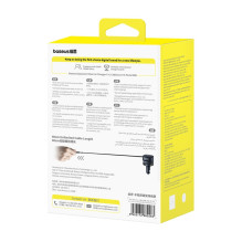 Car charger - Baseus Enjoyment Max 90W USB-C, Lightning, USB-A Black