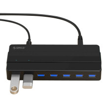 USB Hub - Orico 7xUSB 3.0 5Gbps with 12V power supply Black