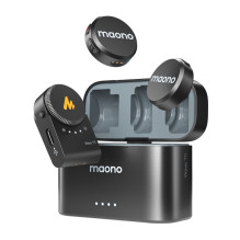 Mikrofonas - Maono WM650 A2 Wireless System (2 Transmitters, 300m Range, 9h Battery)