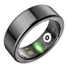 Sveikatos stebėjimo priemonė - COLMi R02 Smart Ring (širdies ritmas, miegas, deguonis, 21 sporto režimas, juoda)