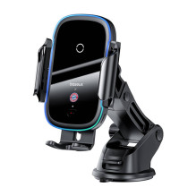 Holder - Baseus Car Holder 15W Charger Automatic Black