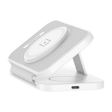 Charger - Choetech T616-F 3-in-1 wireless charger 10W, 3W, 5W white
