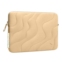 Case - tomtoc Terra-A27 14" laptop case, CornerArmor, recycled materials, beige