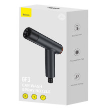 Garden hose nozzle - Baseus GF3 3-mode ergonomic design black