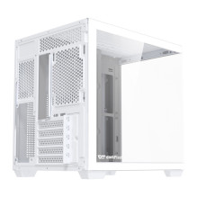 Kompiuterio korpusas - darkFlash B275 M-ATX ITX grūdintas stiklas baltas