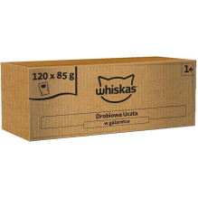 WHISKAS Feast in Jelly Poultry - wet cat food - 120x85g