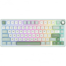 Royal Kludge R75 RGB Sky Cyan wired keyboard 75%