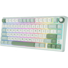 Royal Kludge R75 RGB Sky Cyan wired keyboard 75%