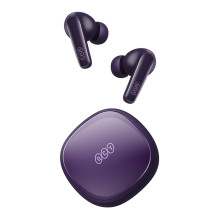 QCY T13X į ausis įdedamos ausinės su ENC IPX5 Bluetooth 5.3 - violetinės