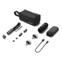 Mikrofonas BOYA MAGIC-05, nepertraukiamas 2,4 GHz USB-C