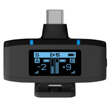 Mikrofoninis krawatowe BOYA BOYAMIC 2-02 be przewodowe 2,4 GHz - czarne