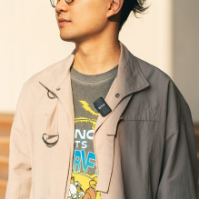 Mikrofony krawatowe BOYA BOYAMIC 2-02 bezprzewodowe 2.4 GHz - czarne