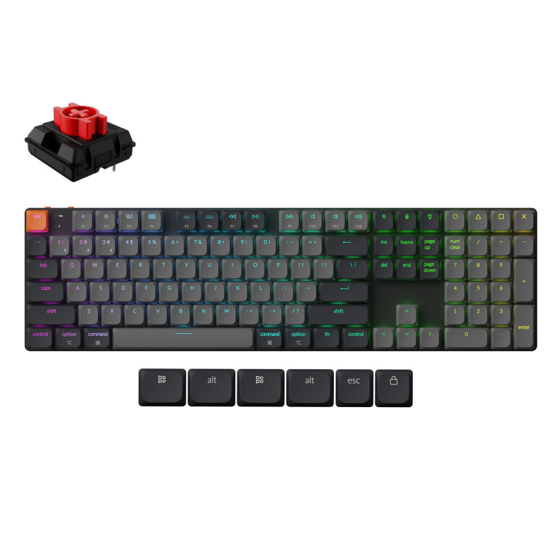 KEYBOARD WRL K5 RGB / BLACK K5X-H1 KEYCHRON