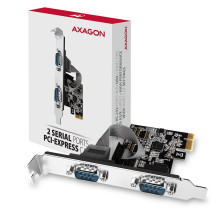 NET CARD PCIE 2PORT 250KBPS / SPLP PCEA-S2N AXAGON