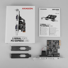 NET CARD PCIE 2PORT 250KBPS / SPLP PCEA-S2N AXAGON