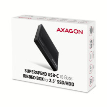 2,5 colio HDD ACC DIDĖLIS / USB-C BLACK EE25-GTR AXAGON 2,5 colio HDD ACC DIDĖLIS / USB-C BLACK EE25-GTR AXAGON