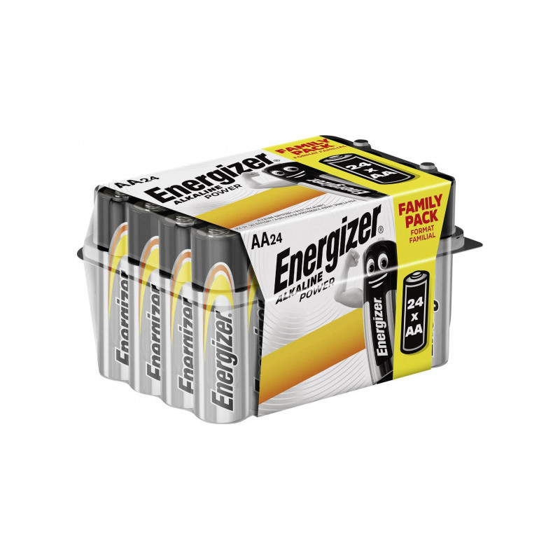 „Energizer“ šarminės AA (LR6) baterijos, 24 vnt.