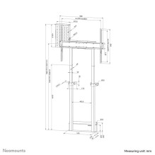 TV SET ACC WALL MOUNT / WL55-875BL1 NEOMOUNTS