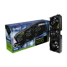 Graphics Card, PALIT, NVIDIA, GeForce RTX 5070 Ti, 2295 MHz, 16 GB, GDDR7, 256 bit, PCI Express 5.0, Active, NE7507TS19T