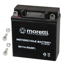 Motociklu akumulators 6V 11Ah , MOTO Moretti