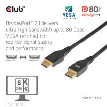 CABLE DP TO DP 2M / CAC-1094 CLUB3D