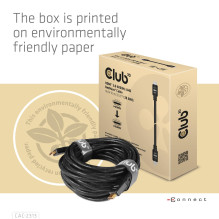 CLUB3D HDMI Į HDMI KABELIS 10M / M / M CAC-2313 CLUB3D HDMI Į HDMI KABELIS 10M / M / M CAC-2313