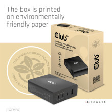 MOBILE TRAVEL CHARGER USB-C / 132W GAN CAC-1906 CLUB3D