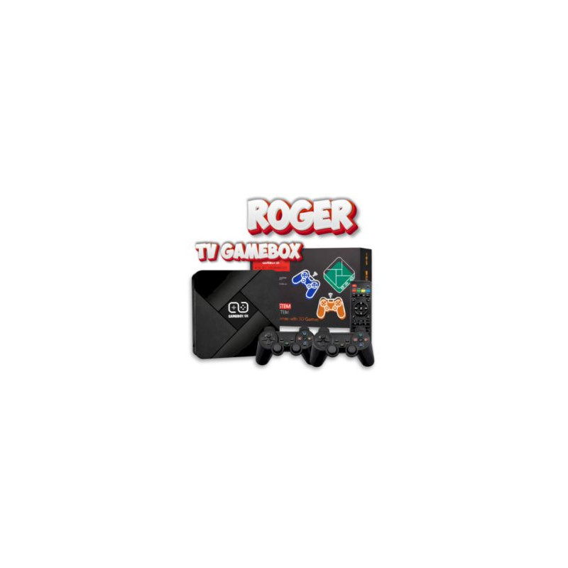 Spēļu konsole RoGer TV + Game Box G5 Retro 64GB