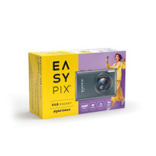 Easypix V48 kišeninis antracito spalvos fotoaparatas