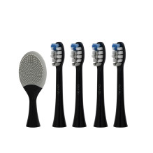 Lovio LVTB124BK-HM SonicProtect PRO Toothbrush Heads Medium Black Lovio LVTB124BK-HM SonicProtect PRO Toothbrush Heads Medium Black