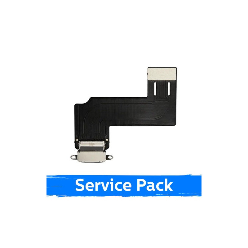 Krovimo lizdas skirtas Apple iPad 11 (2025) su lanksčiąja jungtimi / Silver / (Service Pack) / Wi-Fi