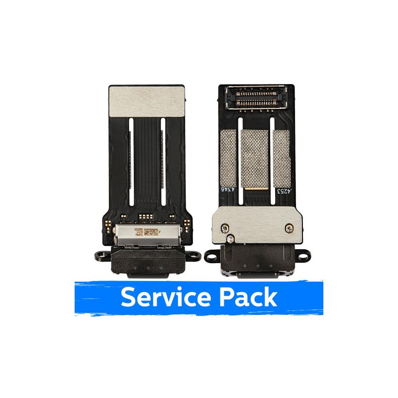 Krovimo lizdas skirtas Apple iPad Mini 7 (2024) su lanksčiąja jungtimi / Blue / (Service Pack)