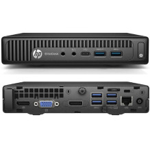 HP EliteDesk 800 G2 Mini, Intel Core i5-6500T (4C / 4T, 2.5 - 3.1 GHz, 6 MB), HD Graphics 530, 8GB DDR4, 256GB SSD, Wind