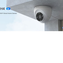EZVIZ Ezviz H4 CS-H4 3MP 2K lauko IP67 išmaniųjų namų apsaugos kamera su MicroSD / naktinio matymo funkcija, balta
