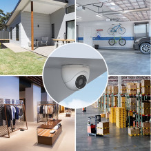 EZVIZ Ezviz H4 CS-H4 3MP 2K lauko IP67 išmaniųjų namų apsaugos kamera su MicroSD / naktinio matymo funkcija, balta