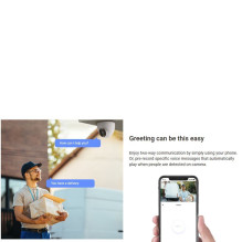 EZVIZ Ezviz H4 CS-H4 3MP 2K Outdoor IP67 Smart Home security camera MicroSD / Night vision White