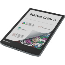 E-Reader, POCKETBOOK, InkPad Color 3, 7,8', 1872x1404, 1xUSB-C, belaidis LAN, Bluetooth, PB743K3-1-WW