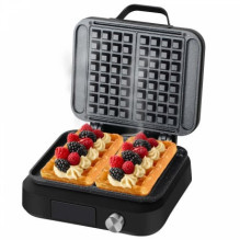 Vaflių keptuvė „Lovio LVWF002BK“, 1500 W, juoda