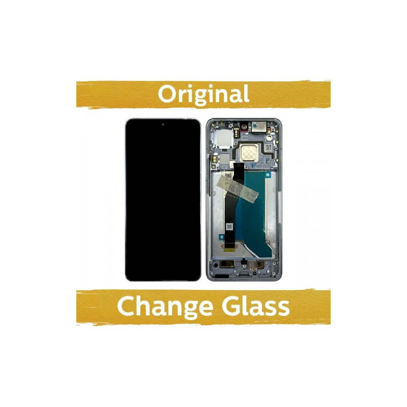 Screen for Xiaomi 14T Pro with frame / Titan Black / (Updated: China)