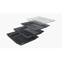 Įmontuojama orkaitė BOSCH HBG278EB3, 60 x 60 cm, juoda, su „AirFry“ funkcija, 3D karšto oro funkcija