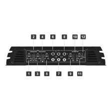 Crunch GPX1000.4 - wzmacniacz czterokanałowy