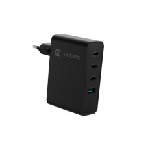 Nešiojamojo kompiuterio įkroviklis - NATEC NUC-2234 100W 4-Port USB Greitas Įkroviklis Juodas
