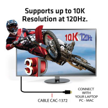 CABLE HDMI TO HDMI 2M / M / M CAC-1372 CLUB3D