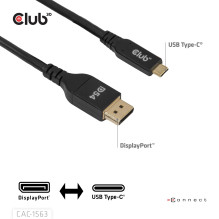 CABLE USB-C TO DP 2M / M / M CAC-1563 CLUB3D CABLE USB-C TO DP 2M / M / M CAC-1563 CLUB3D