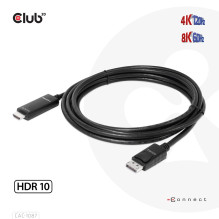 CABLE DP TO HDMI 3M / M / M CAC-1087 CLUB3D