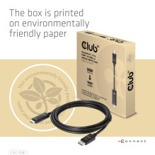 CABLE DP TO HDMI 3M / M / M CAC-1087 CLUB3D