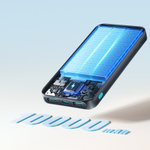 Joyroom JR-PBF12 Pro Powerbank 22.5W 10000mAh with Digital Display 2x USB-A 1x USB-C - Black