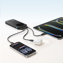 Joyroom JR-PBF12 Pro Powerbank 22.5W 10000mAh with Digital Display 2x USB-A 1x USB-C - Black