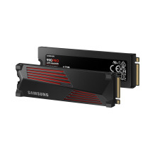 SSD, SAMSUNG, 990 PRO with Heatsink, 1TB, M.2, PCIE, NVMe, MLC, Write speed 6900 MBytes / sec, Read speed 7450 MBytes / 